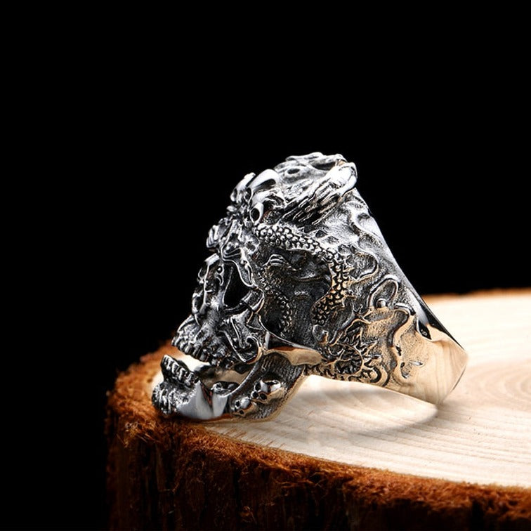 Champion of the Dead 925 Sterling Silver Adjustable Ring