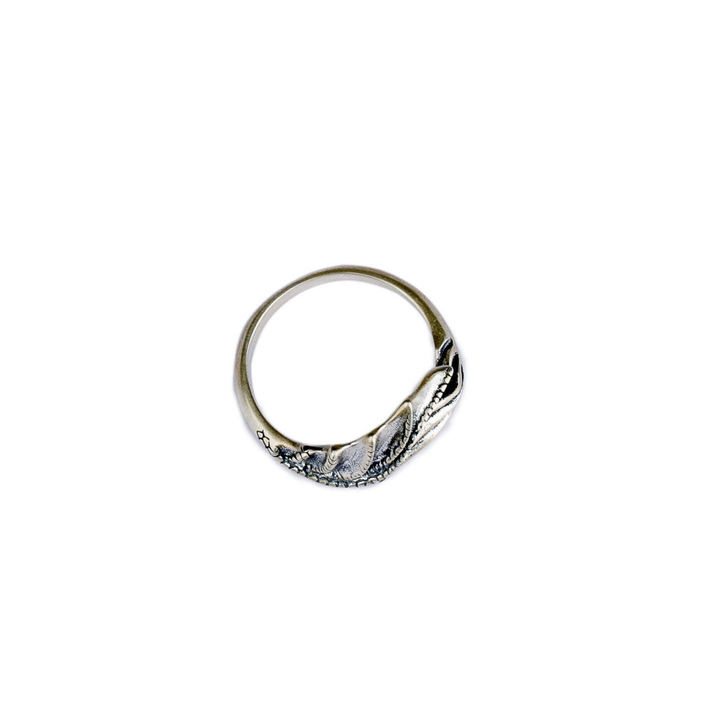 Dragon Fafnir Wing 925 Sterling Silver Adjustable Ring