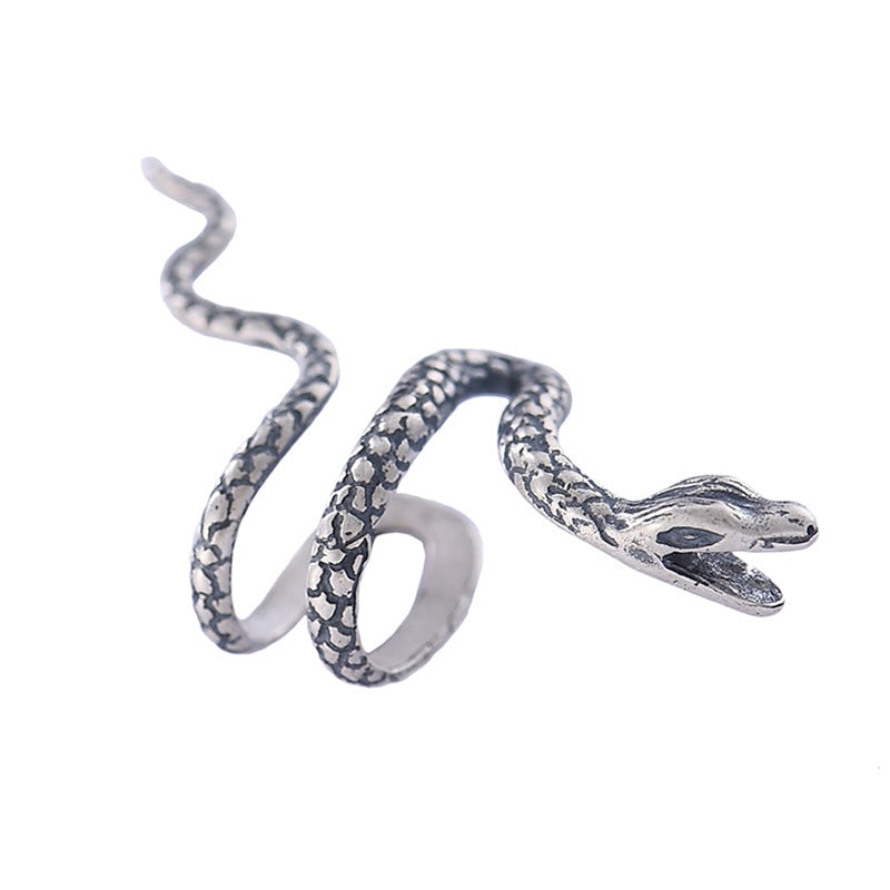 Jörmungandr the Midgard Serpent 925 Sterling Silver Earring