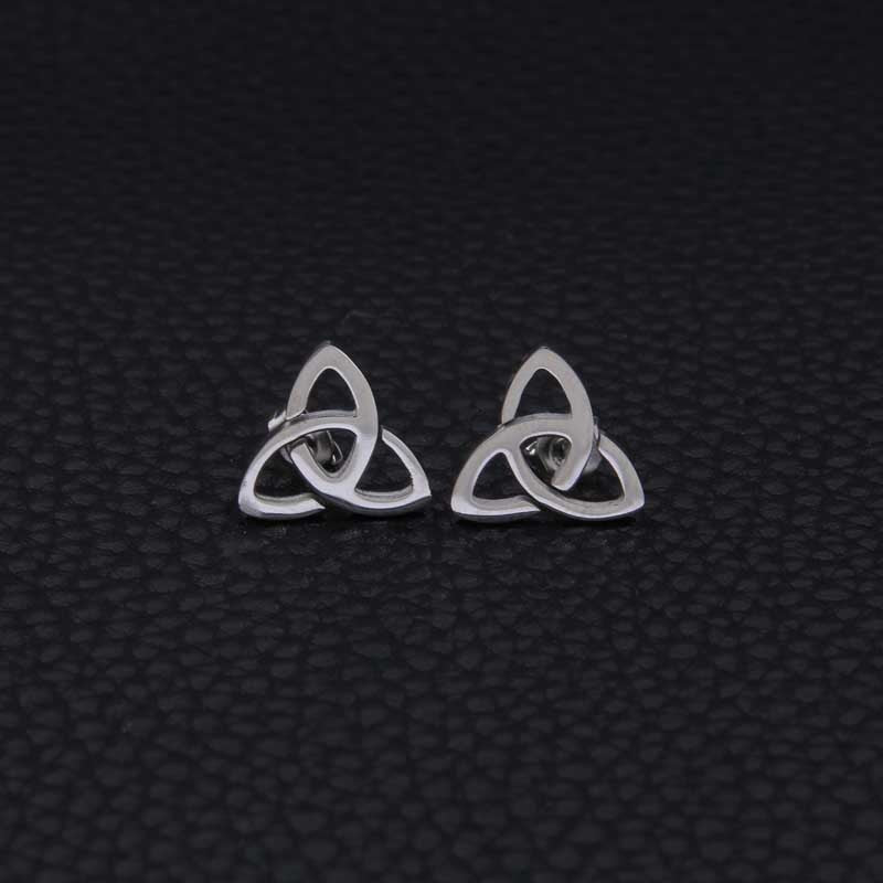 Triquetra Stainless Steel Stud Earring