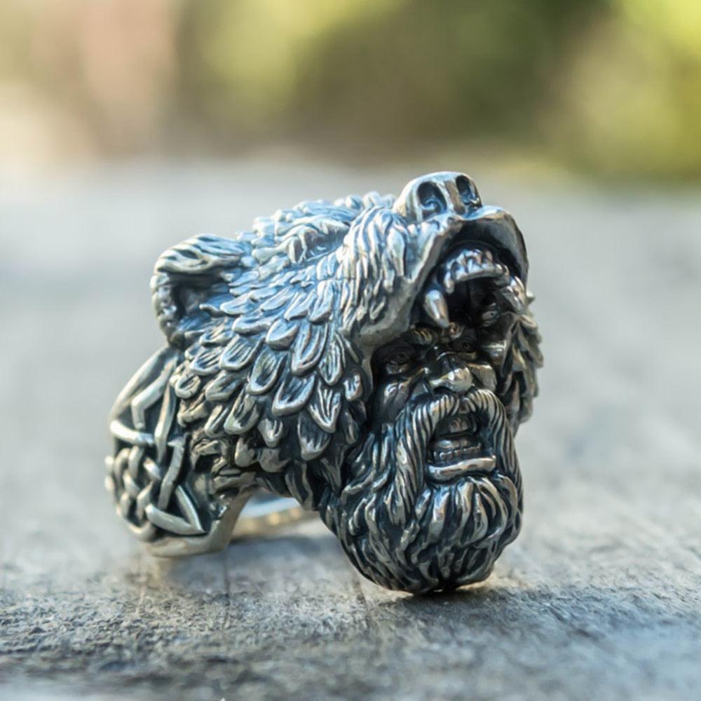 Berserker Warrior 316L Stainless Steel Ring - TheWarriorLodge