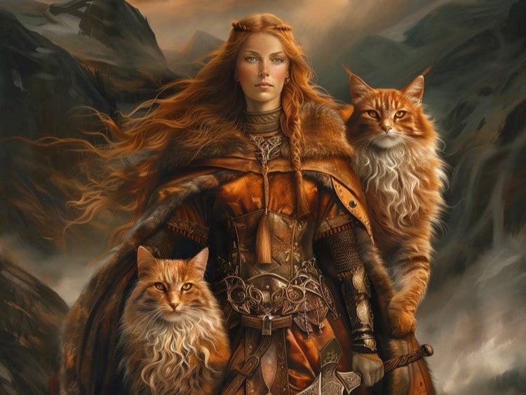 The Cats That Pull Freyja s Chariot Bygul And Trjegul TheWarriorLodge The Cats That Pull Freyja s Chariot Bygul And Trjegul TheWarriorLodge