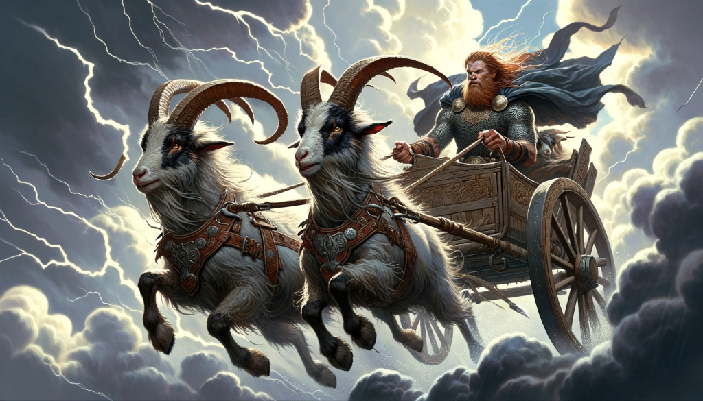 Who are the Goats that pull Thor's Chariot