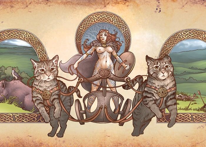 The Cats that Pull Freyja's Chariot: Bygul and Trjegul