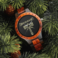Viking Vintage Wooden Watch
