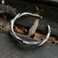 A Branch from Yggdrasil Steel Bracelet
