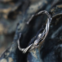 A Branch from Yggdrasil Steel Bracelet