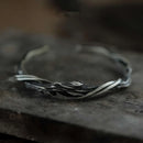 A Branch from Yggdrasil Steel Bracelet