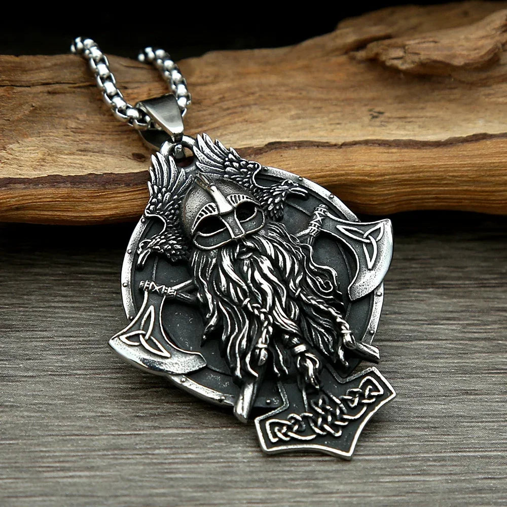 Berserker Warrior Steel Necklace
