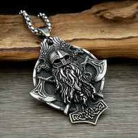 Berserker Warrior Steel Necklace