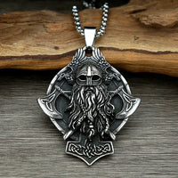 Berserker Warrior Steel Necklace