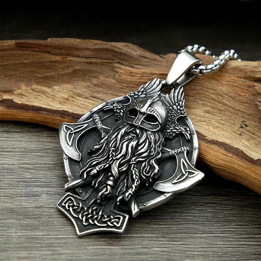 Berserker Warrior Steel Necklace