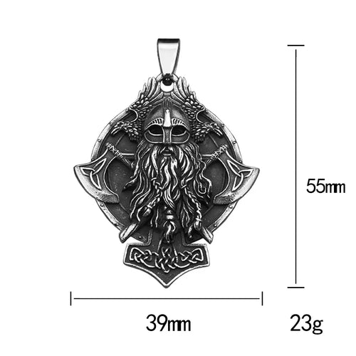 Berserker Warrior Steel Necklace