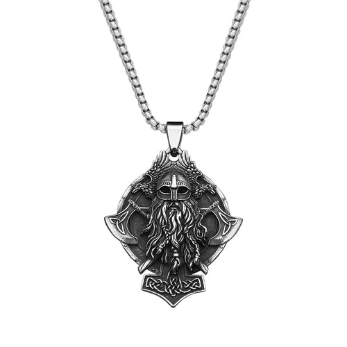Berserker Warrior Steel Necklace