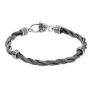 Binding of Fenrir Gleipnir Braided 925 Silver Bracelet