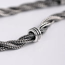 Binding of Fenrir Gleipnir Braided 925 Silver Bracelet