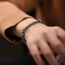 Binding of Fenrir Gleipnir Braided 925 Silver Bracelet