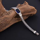 Blue Eye of Odin 925 Sterling Silver Bracelet