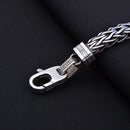 Blue Eye of Odin 925 Sterling Silver Bracelet
