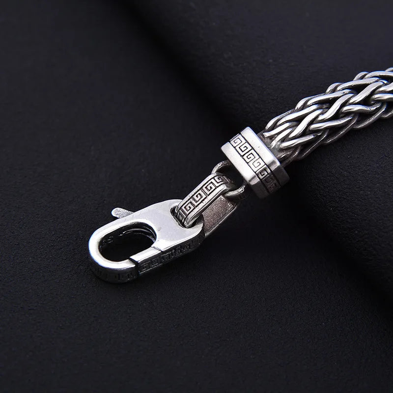 Blue Eye of Odin 925 Sterling Silver Bracelet