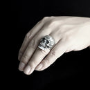 Bound to Hel Stainless Steel Skull Ring