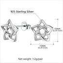 Celtic Knot Triquetra 925 Sterling Silver Earrings