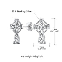 Celtic Knot Triquetra 925 Sterling Silver Earrings