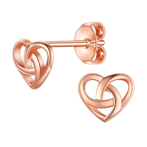 Celtic Knot Triquetra 925 Sterling Silver Earrings