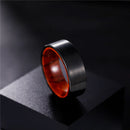 Chosen for Valhalla Tungsten Carbide and Sandalwood Black Ring