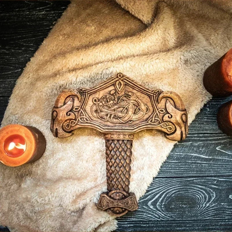 Decorative Mjolnir Thor Hammer in Resin