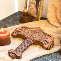 Decorative Mjolnir Thor Hammer in Resin