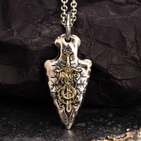 Dragonslayer Arrow Sterling Silver Pendant