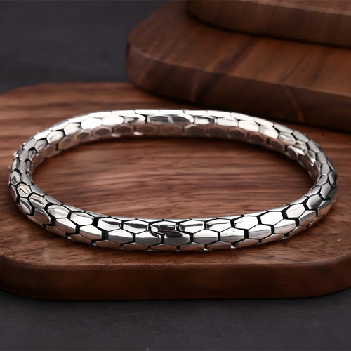 Eternal Jormungandr 925 Sterling Silver Bracelet