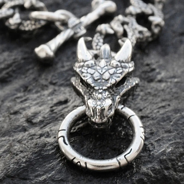 Eternal Jormungandr 925 Sterling Silver Bracelet
