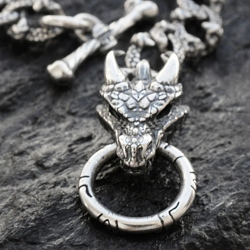 Eternal Jormungandr 925 Sterling Silver Bracelet