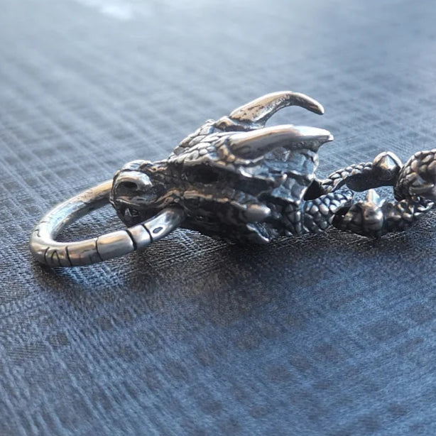 Eternal Jormungandr 925 Sterling Silver Bracelet