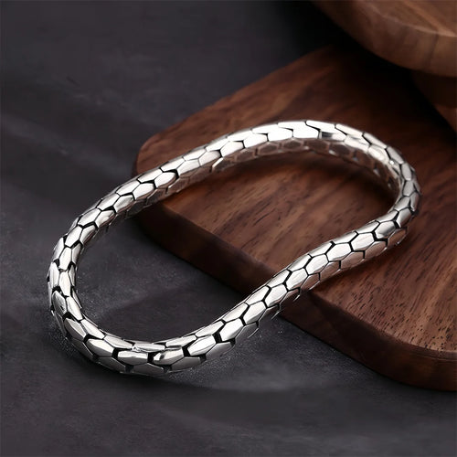 Eternal Jormungandr 925 Sterling Silver Bracelet