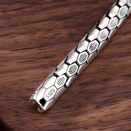 Eternal Jormungandr 925 Sterling Silver Bracelet