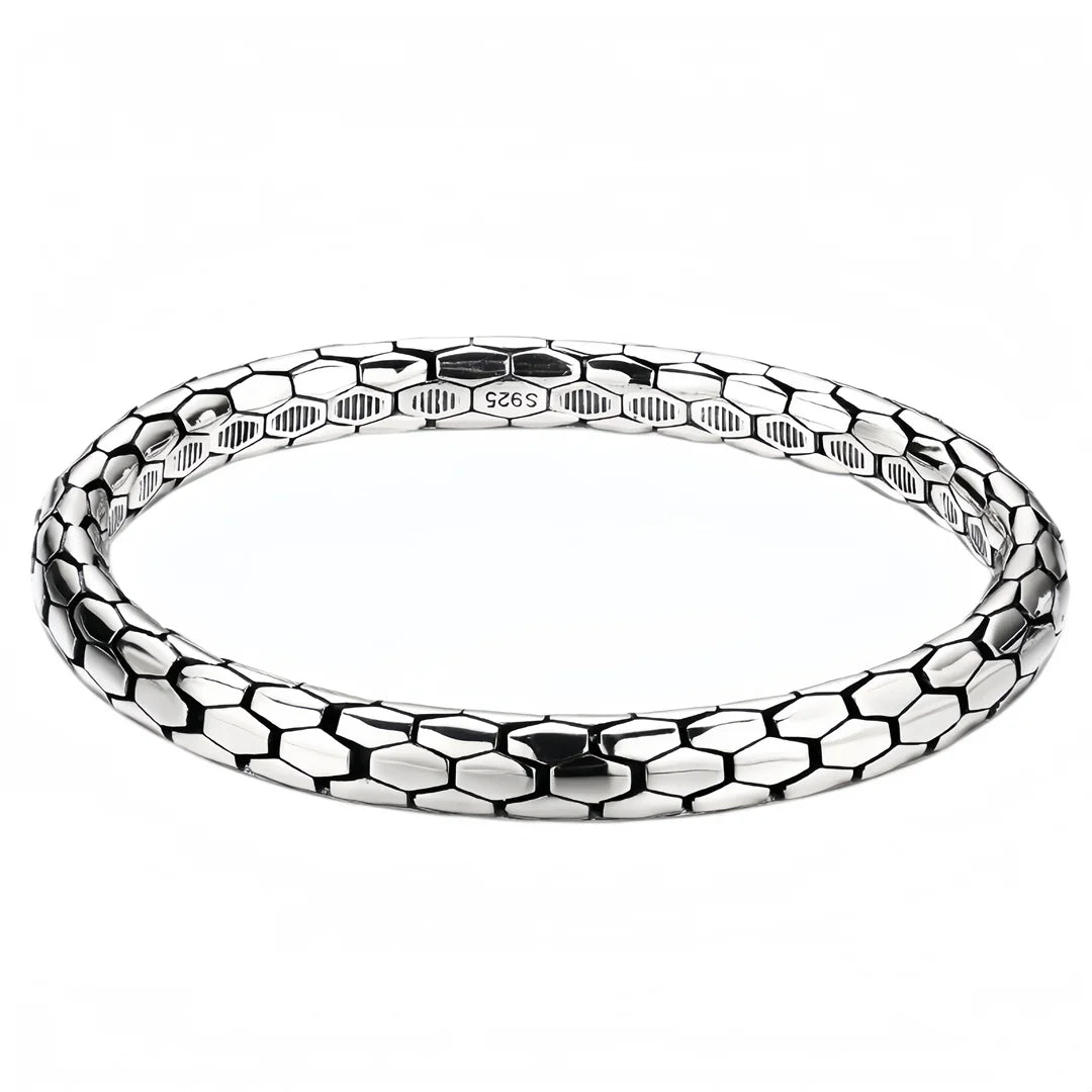 Eternal Jormungandr 925 Sterling Silver Bracelet