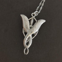 Evenstar of Alfheim 925 Sterling Silver Necklace with Zircon Stones