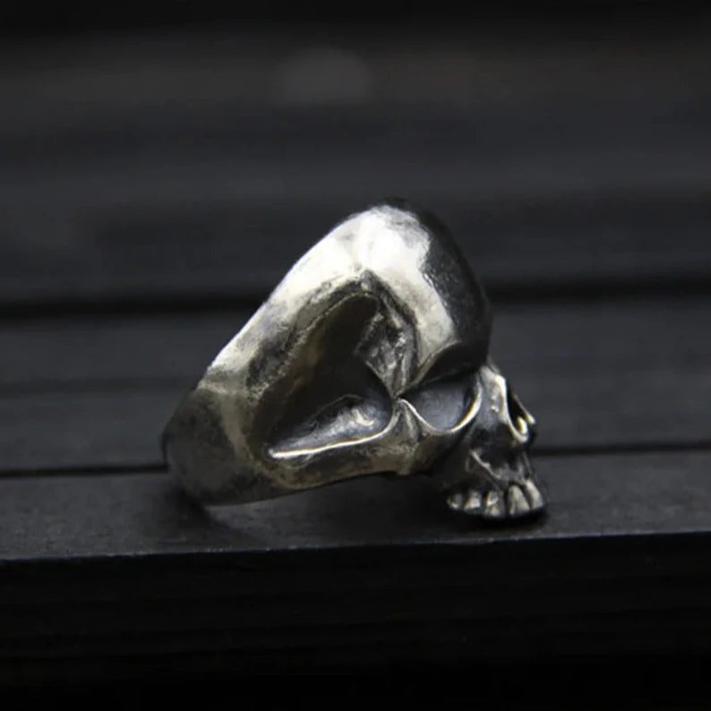 Fearsome Draugr 925 Sterling Silver Resizable Ring