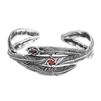 Feathers of Freyja’s Falcon 925 Sterling Silver Bracelet