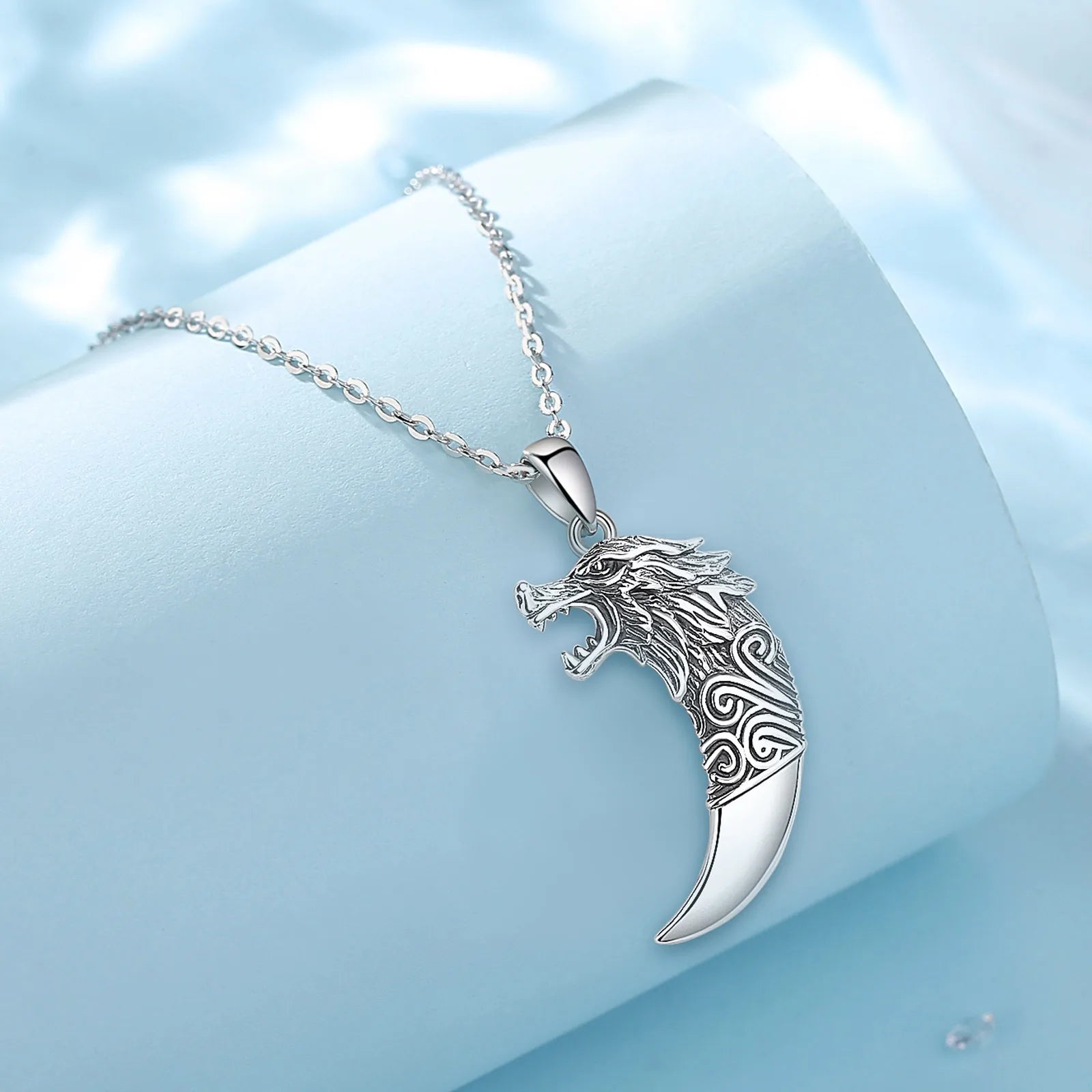 Fenrir Fang 925 Sterling Silver Necklace