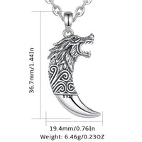 Fenrir Fang 925 Sterling Silver Necklace