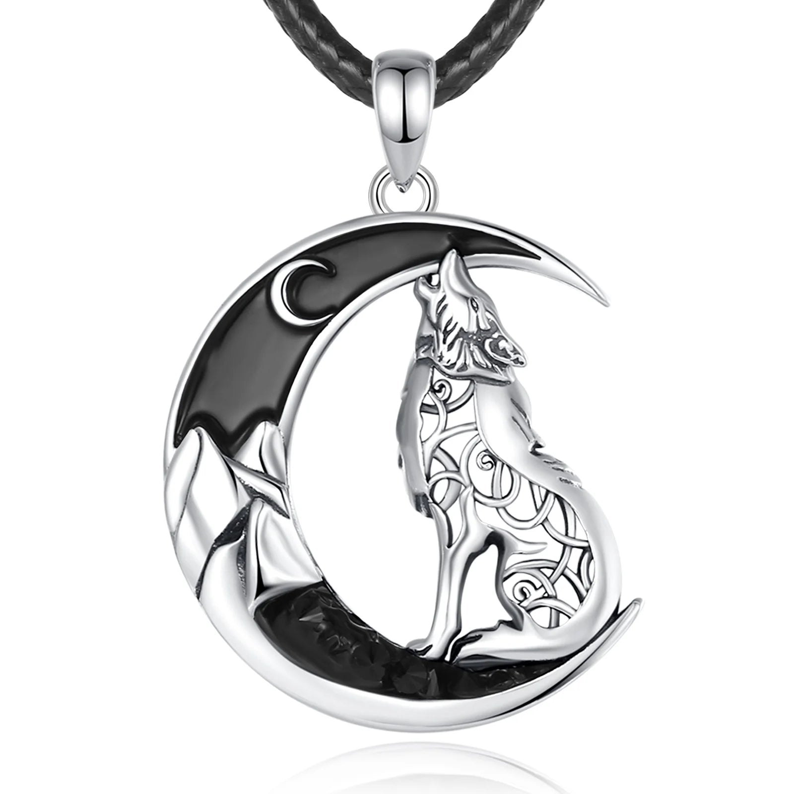 Fenrir Wolf 925 Silver Pendant