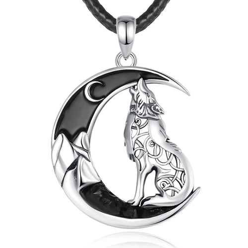 Fenrir Wolf 925 Silver Pendant