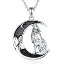 Fenrir Wolf 925 Silver Pendant