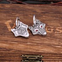Fenrir Wolf Stainless Steel Earrings