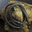 Fenrir's Binding Gleipnir 925 Sterling Silver Necklace