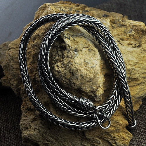 Fenrir's Binding Gleipnir 925 Sterling Silver Necklace